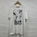 USED 古着 半袖 Tシャツ T Shirt ポケモン POKEMON ピカチュウ アニメ キャラクター Tシャツ ビッグサイズ【USED】【古着】【中古】10107894