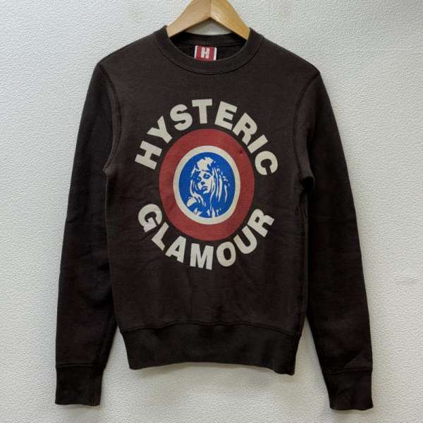 HYSTERIC GLAMOUR ヒステリックグラマー 長袖 トレーナー Sweat, Sweatshirt 2CS-5850 サークルロゴ ヒスガール プリント クルーネック スウェット【USED】【古着】【中古】10108252