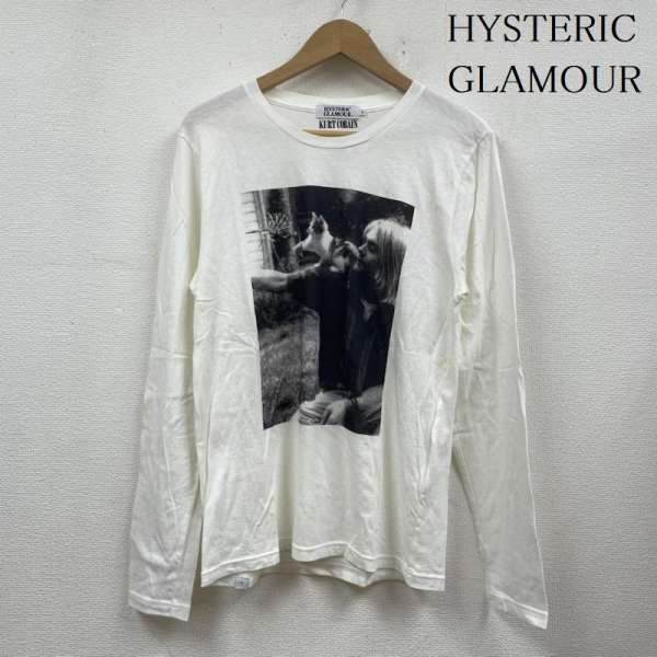 HYSTERIC GLAMOUR ヒステリックグラマー 長袖 Tシャツ T Shirt カートコバーン フォト Tシャツ【USED】【古着】【中古】10108301