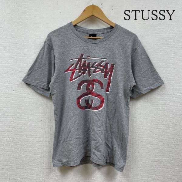 STUSSY ステューシー 半袖 Tシャツ T Shirt ロゴ プリント Tシャツ コットン シャネルロゴ メキシコ製【USED】【古着】【中古】10108411