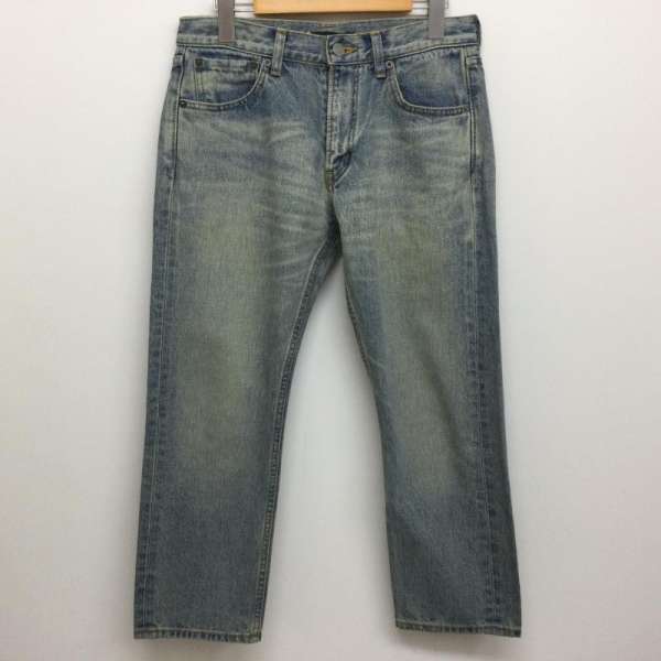 mizuiroind ミズイロインド デニム、ジーンズ パンツ Pants, Trousers Denim Pants, Jeans 3-27054 ユーズド加工 デニムパンツ タグ付 サイズ2【USED】【古着】【中古】10108426