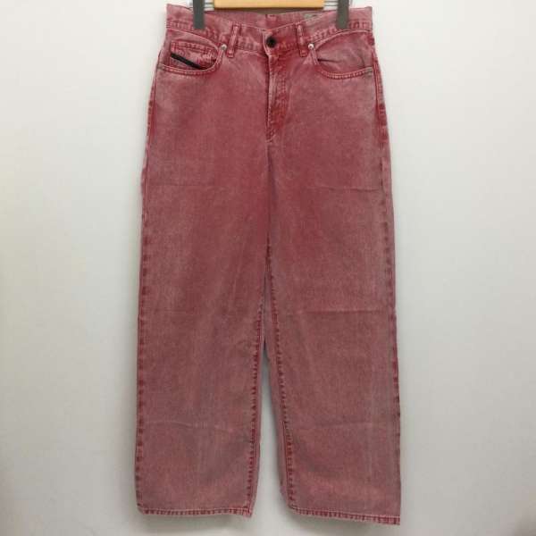 DIESEL ディーゼル デニム、ジーンズ パンツ Pants, Trousers Denim Pants, Jeans WIDEE 069EB カラーデニム ワイドパンツ HIGH WAIST ユーズド加工 ジーンズ【USED】【古着】【中古】10108428