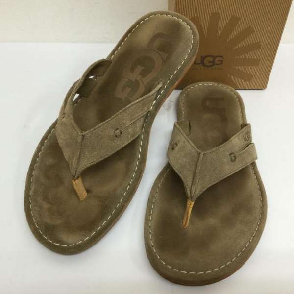 UGG アグ サンダル サンダル Sandals VIA DONATO ビア ドナート レザー トングサンダル 箱付【USED】【古着】【中古】10108520