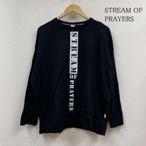 USED 古着 長袖 トレーナー Sweat, Sweatshirt STREAM OF PRAYERS 僕の祈りは届く スウェット トレーナー SOP-16SS-C01【USED】【古着】【中古】10108673