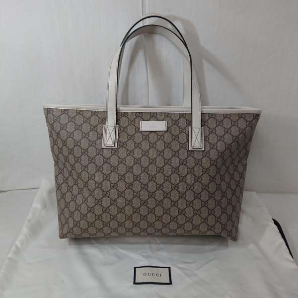 GUCCI グッチ トートバッグ トートバッグ Tote Bag GGスプリーム トートバッグ PVC GUCCI グッチ 211137【USED】【古着】【中古】10109445