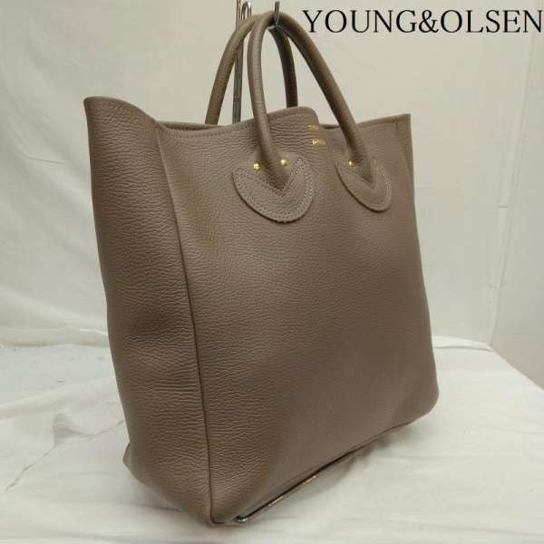 YOUNG&amp;OLSEN ヤングアンドオルセン トートバッグ トートバッグ Tote Bag The DRYGOODS STORE ロゴ オール レザー トート バッグ10109900