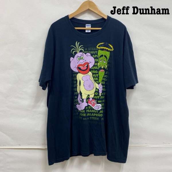 USED 古着 半袖 Tシャツ T Shirt Jeff Dunham ジェフダナム GILDAN キャラクターTシャツ 2XL【USED】【古着】【中古】10110561