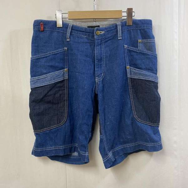 USED 古着 ショートパンツ パンツ Pants, Trousers Short Pants, Shorts denali シャンブレーハーフパンツ リネン混 32【USED】【古着】【中古】10111357