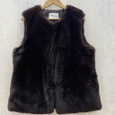 CIAOPANIC チャオパニック ベスト ベスト Vest CPZ1012107A0002 フェイクレッキス ファー【USED】【古着】【中古】10112079