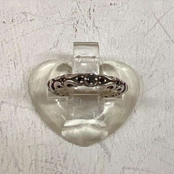 K-SMITH ケースミス 指輪 アクセサリー Accessory Ring ストーン付き シルバーリング 925 8号【USED】【古着】【中古】10113085