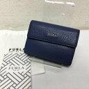 フルラ BABYLON バビロン 3ッ折り ミニマル レザーウォレット 箱付 -【USED】【古着】【中古】10113347