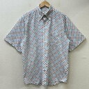 ソフ ドット 水玉柄 ボタンダウンカラー M【USED】【古着】【中古】10113491(4)