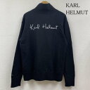 カールヘルム ロゴ プリント スウェット モックネック トレーナー 長袖 ミニロゴ刺繍 M【USED】【古着】【中古】10113954(4)