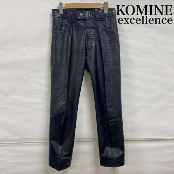レザー レザー ボトムス ボトムス EXCELLENCE KOMINE レザーパンツ バイカーウェア バイク【USED】【古着】【中古】10120560
