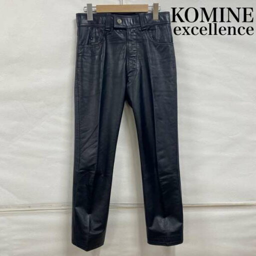 レザー レザー ボトムス ボトムス EXCELLENCE KOMINE レザーパンツ バイカーウェア バイク【USED】【古着】【中古】10120560 レザー レザー ボトムス ボトムス EXCELLENCE KOMINE レザーパンツ バイカーウェア バイク【USED】【古着】【中古】10120560