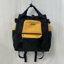 PORTER ポーター リュックサック、デイバッグ リュックサック、デイパック Backpack, Knapsack, Day Pack 吉田カバン PORTER UNION RUCKSACK ブラック×イエロー【USED】【古着】【中古】10120775(4)