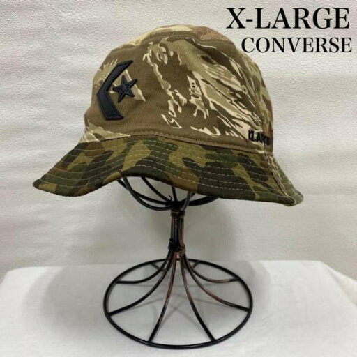 CONVERSE × X-LARGE コンバース × エクストララージ ハット 帽子 Hat CHEVRON & STAR コラボ バケットハット マルチカモ【USED】【古着】【中古】10121346 CONVERSE × X-LARGE コンバース × エクストララージ ハット 帽子 Hat CHEVRON & STAR コラボ バケットハット マルチカモ【USED】【古着】【中古】10121346