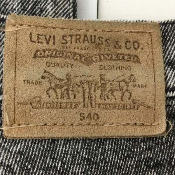 リーバイス 90s USA製 540 先染め ブラック デニムパンツ メンズ 40インチ【USED】【古着】【中古】10121759