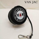 VAN JAC ヴァンヂャケット ポーチ ポーチ Pouch 丸形 レザー ガジェット ケース ポーチ【USED】【古着】【中古】10122235
