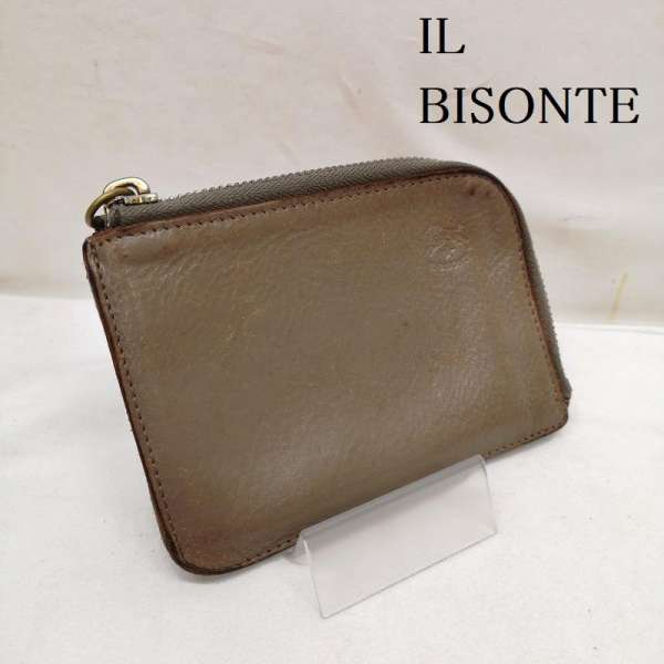 IL BISONTE イルビゾンテ コンパクト財布 財布 Wallet Compact Wallet レザー コンパクト ウォレット コインケース【USED】【古着】【中古】10123222