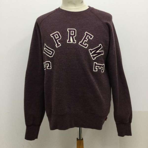 Supreme シュプリーム 長袖 トレーナー Sweat, Sweatshirt Felt Arc Crew supreme M アーチロゴ【USED】【古着】【中古】10124215