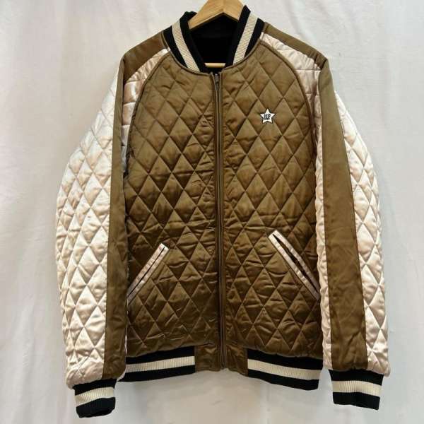 HUF ハフ ジャンパー、ブルゾン ジャケット、上着 Jacket JK00410 リバーシブル スカジャン ボンバージャケット【USED】【古着】【中古】10125142