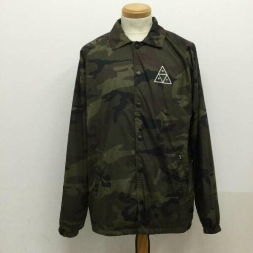 HUF ハフ ジャンパー、ブルゾン ジャケット、上着 Jacket ナイロンジャケット コーチジャケット 迷彩 ストリート【USED】【古着】【中古】10125654 HUF ハフ ジャンパー、ブルゾン ジャケット、上着 Jacket ナイロンジャケット コーチジャケット 迷彩 ストリート【USED】【古着】【中古】10125654