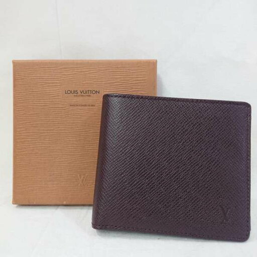LOUIS VUITTON ルイヴィトン 二つ折り 財布 Wallet Bi-Fold Wallet, Billfold Wallet LOUIS VUITTON タイガシリーズ 二つ折り財布 ルイヴィトン ポルト・ビエ ボルドー【USED】【古着】【中古】10126600 LOUIS VUITTON ルイヴィトン 二つ折り 財布 Wallet Bi-Fold Wallet, Billfold Wallet LOUIS VUITTON タイガシリーズ 二つ折り財布 ルイヴィトン ポルト・ビエ ボルドー【USED】【古着】【中古】10126600