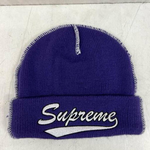 Supreme シュプリーム ニット帽 帽子 Knit Cap、Knit Hat, Beanie Contrast Stitch Beanie 22fw【USED】【古着】【中古】10127333 Supreme シュプリーム ニット帽 帽子 Knit Cap、Knit Hat, Beanie Contrast Stitch Beanie 22fw【USED】【古着】【中古】10127333