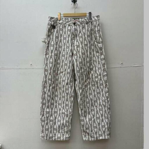 古着 STINGWATER Rope Chain Twill Pants 総柄 ロープ チェーン バギー パンツ L【USED】【古着】【中古】10127968 古着 STINGWATER Rope Chain Twill Pants 総柄 ロープ チェーン バギー パンツ L【USED】【古着】【中古】10127968