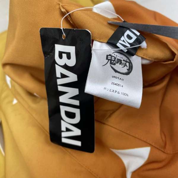 古着 鬼滅の刃 リバーシブル ガウン 羽織 着物 大正時代 アニメ 我妻善逸 バンコレ BANDAI FASHION COLLECTION 表記無し【USED】【古着】【中古】10128958