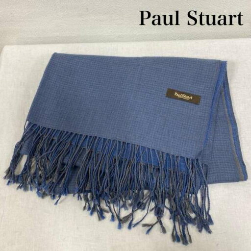 ポールスチュアート ストール フリンジ 2WAY 千鳥格子 -【USED】【古着】【中古】10129271 ポールスチュアート ストール フリンジ 2WAY 千鳥格子 -【USED】【古着】【中古】10129271