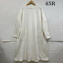フォーティファイブ・アール クルーネック スウェット ワンピース ドレス 裏起毛 61250014 M【USED】【古着】【中古】10129541(4)
