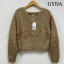 ジェイダ Vネック ラメ シャギー ニット セーター オフショルダー 短丈 072352672801-01 FREE【USED】【古着】【中古】10129758(4)