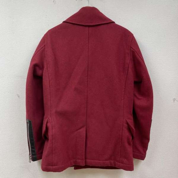 アヴィレックス ジップアップ ダブルボタン メルトン ウール カスタム ピージャケット 6122079 コート M【USED】【古着】【中古】10129802