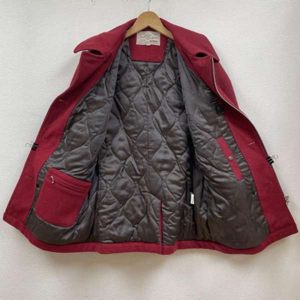 アヴィレックス ジップアップ ダブルボタン メルトン ウール カスタム ピージャケット 6122079 コート M【USED】【古着】【中古】10129802