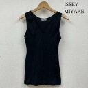イッセイミヤケ タンクトップ ノースリーブ 無地 ストレッチ インナーウェア M【USED】【古着】【中古】10129886