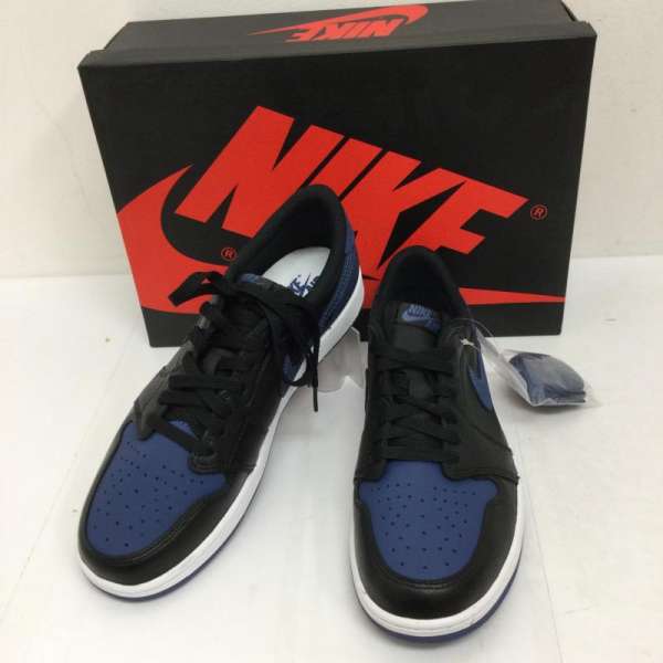 ナイキ NIKE AIR JORDAN ナイキ ジョーダン CZ0790-041 AIR JORDAN 1 RETRO LOW MG Mystic Navy ローカット スニーカ 27.5cm【USED】【古着】【中古】10130513