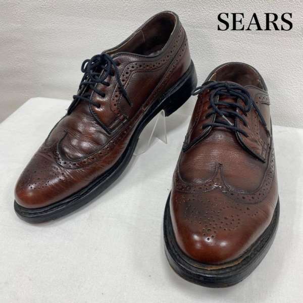 良品 90s シアーズ SEARS ウィングチップシューズ 黒革靴 29センチ 楽天市場】SEARS(靴)の通販