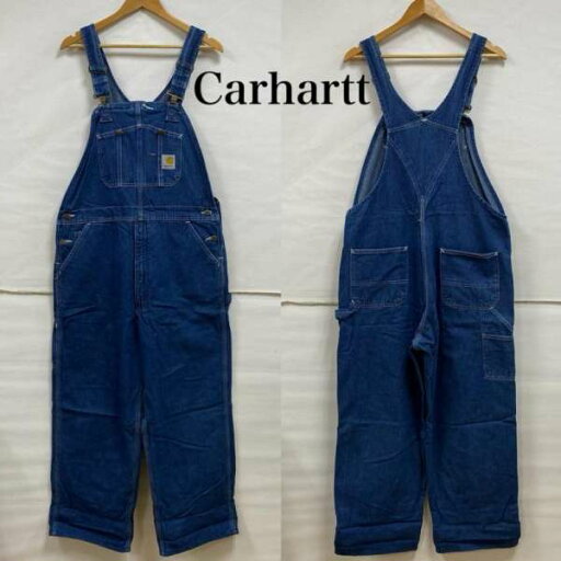 カーハート WASHED DENIM BIB OVERALL ウォッシュド デニム オーバーオール R07-DST 38【USED】【古着】【中古】10131645 カーハート WASHED DENIM BIB OVERALL ウォッシュド デニム オーバーオール R07-DST 38【USED】【古着】【中古】10131645