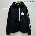 モンクレール 19SS MAGLIA ラバー ロゴ スウェット フーディー パーカー E20918046450 V8048 XXL【USED】【古着】【中古】10132027(4)