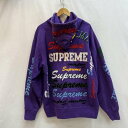 シュプリーム 21FW Multi Logo Hooded Sweatshirt マルチロゴ スウェット パーカー L【USED】【古着】【中古】1013329...