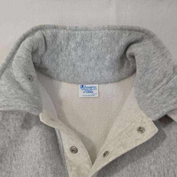 チャンピオン Champion チャンピオン トレーナー REVERSE WEAVE リバースウィーブ スウェット ハーフスナップ 襟付き C8-W015 XL【USED】【古着】【中古】10133465