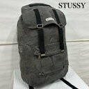 ステューシー SQUAD Hawaiian Scene Backpack 大容量 バックパック リュック ヴィンテージ加工 表記無し【USED】【古着】【中古】10133680