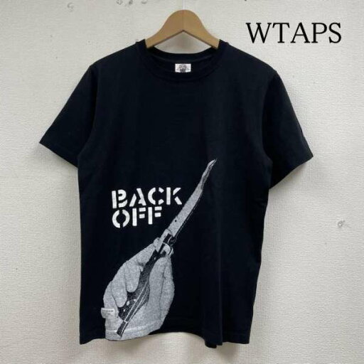 ダブルタップス BACK OFF TEE バック オフ ナイフ ロゴプリント ショートスリーブ Tシャツ 半袖 M【USED】【古着】【中古】10133925 ダブルタップス BACK OFF TEE バック オフ ナイフ ロゴプリント ショートスリーブ Tシャツ 半袖 M【USED】【古着】【中古】10133925