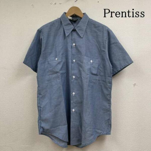 古着 Prentiss プレンティス 70s USA製 ヴィンテージ ライトインディゴ シャンブレー ワーク シャツ M【USED】【古着】【中古】10134033 古着 Prentiss プレンティス 70s USA製 ヴィンテージ ライトインディゴ シャンブレー ワーク シャツ M【USED】【古着】【中古】10134033