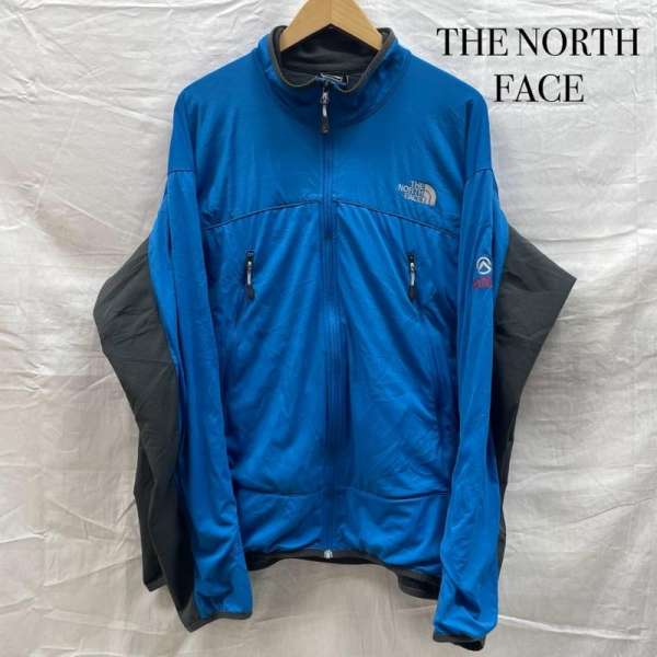 ザノースフェイス SUMMIT SERIES WINDSTOPPER ソフトシェルジャケット ポリエステル ブルー XL【USED】【古着】【中古】10134918