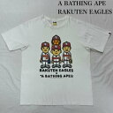アベイシングエイプ 楽天イーグルス コラボ フロントプリント BABY MILO 半袖 Tシャツ メンズ XL【USED】【古着】【中古】10135578