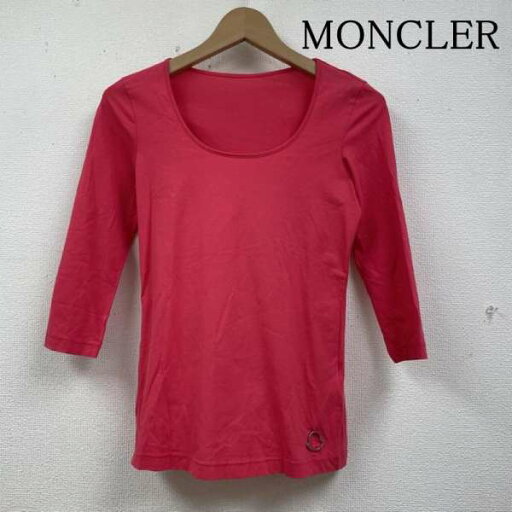 モンクレール カットソー 七分袖 クルーネック コットン 無地 ストレッチ インナー Tシャツ レディース S【USED】【古着】【中古】10136517 モンクレール カットソー 七分袖 クルーネック コットン 無地 ストレッチ インナー Tシャツ レディース S【USED】【古着】【中古】10136517