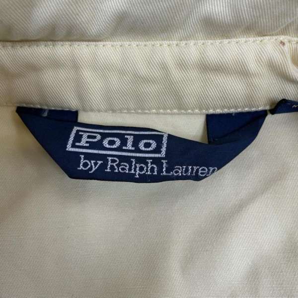 ポロバイラルフローレン 90s 三角タグ スイングトップ フルジップ ジャケット ロゴ 刺繍 JR-RL-YM-0701 メンズ L【USED】【古着】【中古】10137429